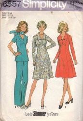 6557 1974 MS PRINCESS DRESS,TOP,PANTS PATTERN 16